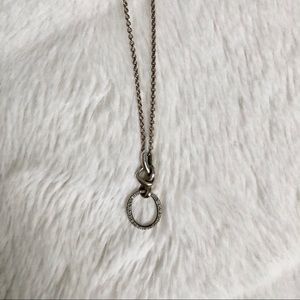 Pandora Knotted Heart Pendant Necklace